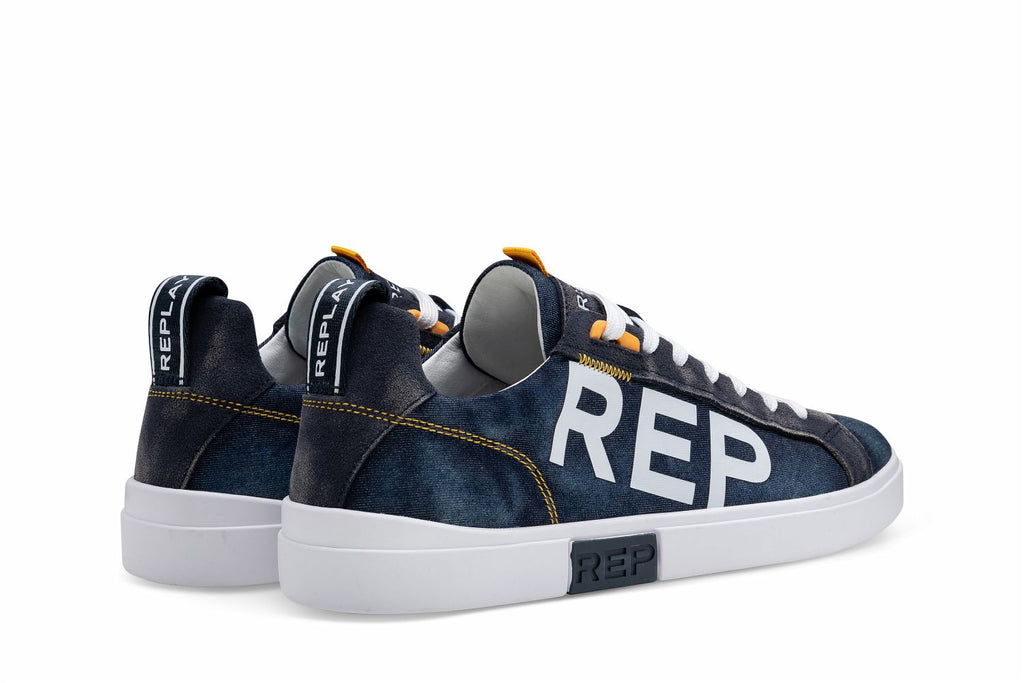Replay men’s Polar Denim lace up sneaker
