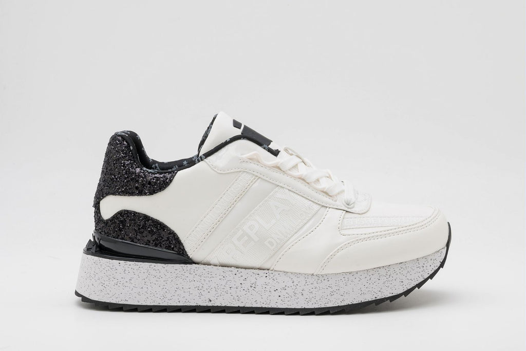 REPLAY PENNY TAPE SNEAKERS WITH LACES