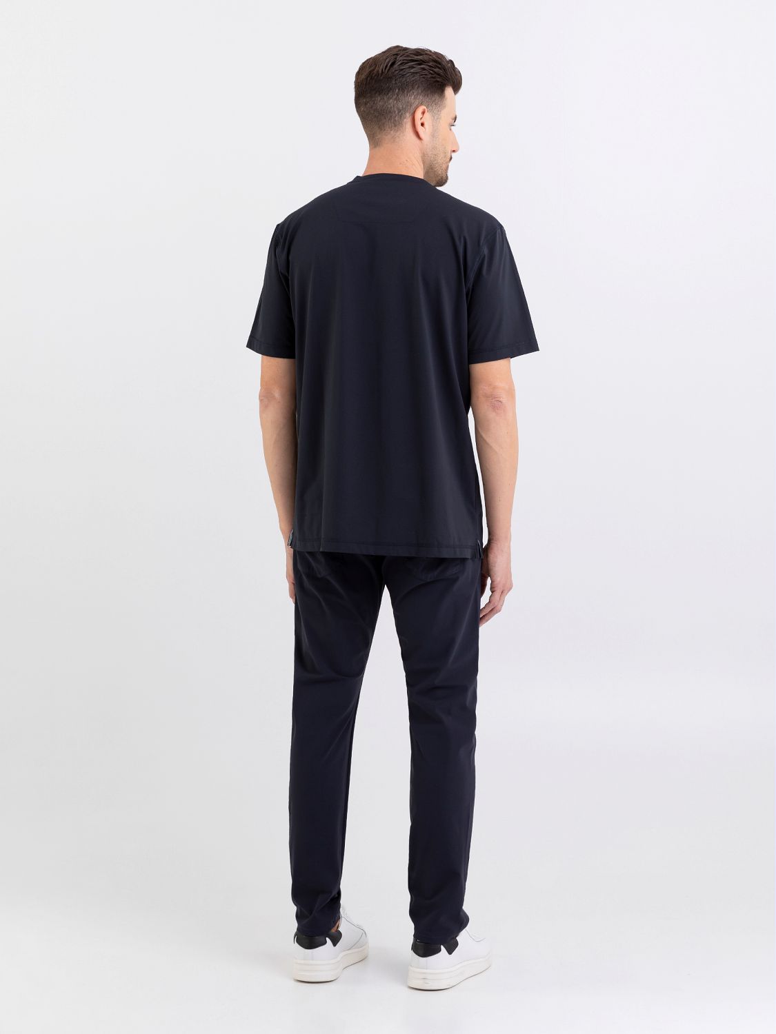 REPLAY JERSEY T-SHIRT WITH LOGO