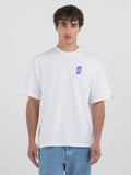 REPLAY GENDERLESS CREW-NECK T-SHIRT WITH 9ZERO1 LOGO