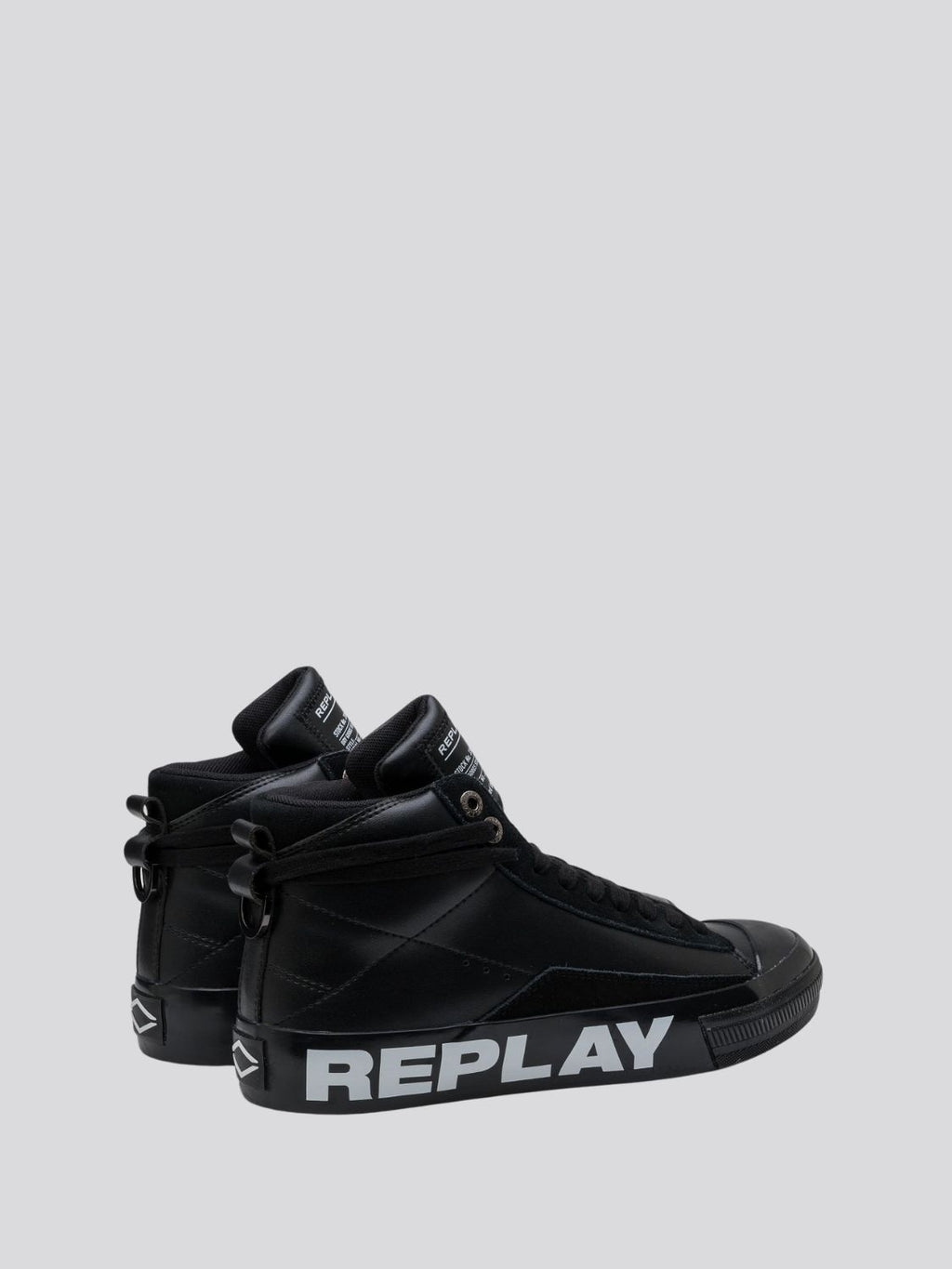 REPLAY SNAP CAMPUS MID CUT SNEAKERS WITH LACES