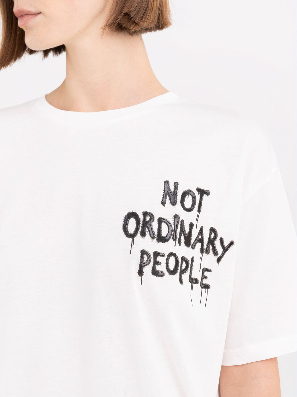 REPLAY BOXY FIT T-SHIRT WITH PRINT